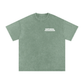 Snow Washed Natural Progression Oversized Cotton T-Shirt